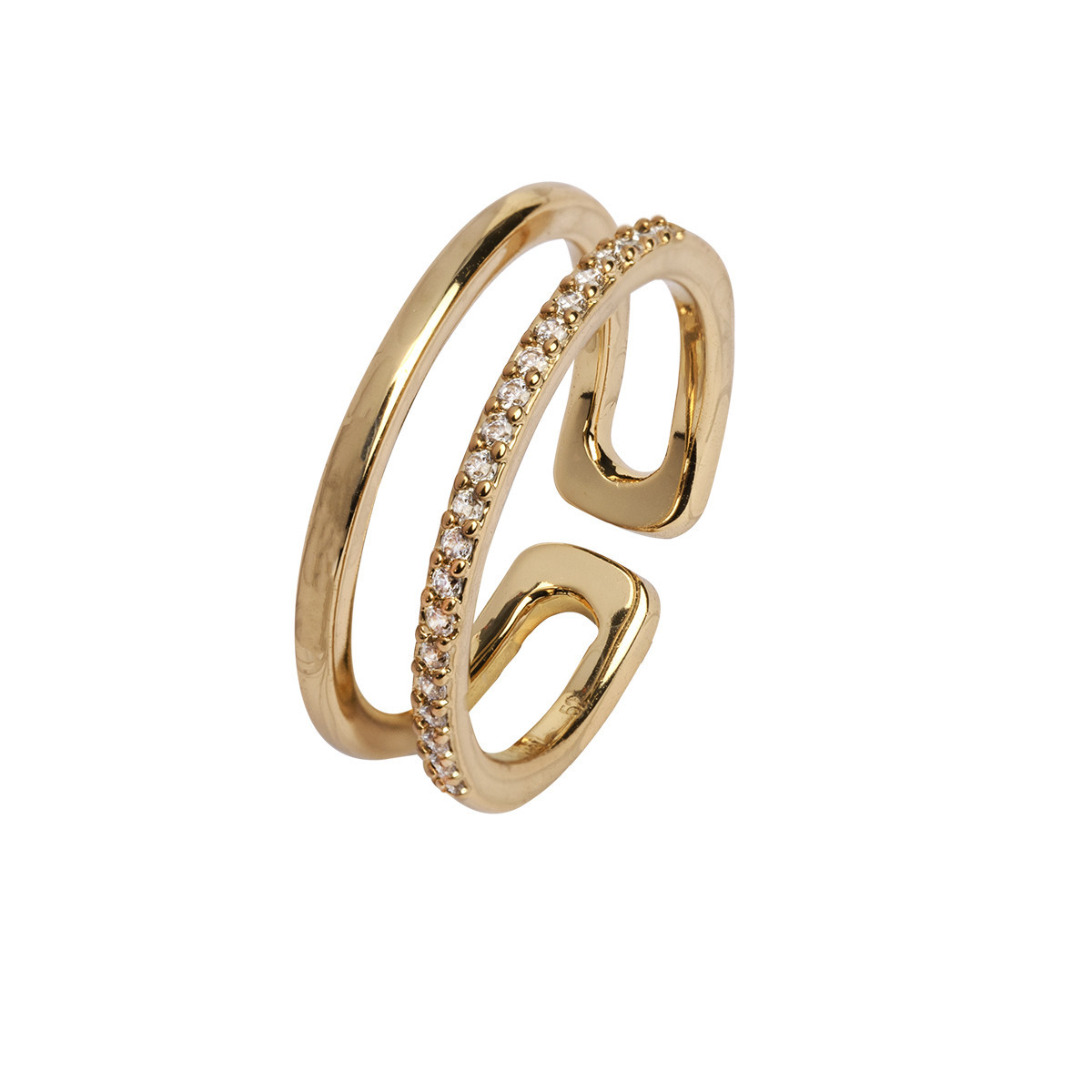 Anillo Tira Circonitas Oro en Alcalá de Henares - Martínez Joyeros